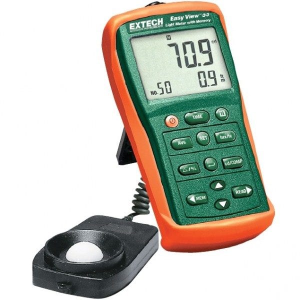 Extech EA33 Easyview Light Meter with Memory Obiat Electronics