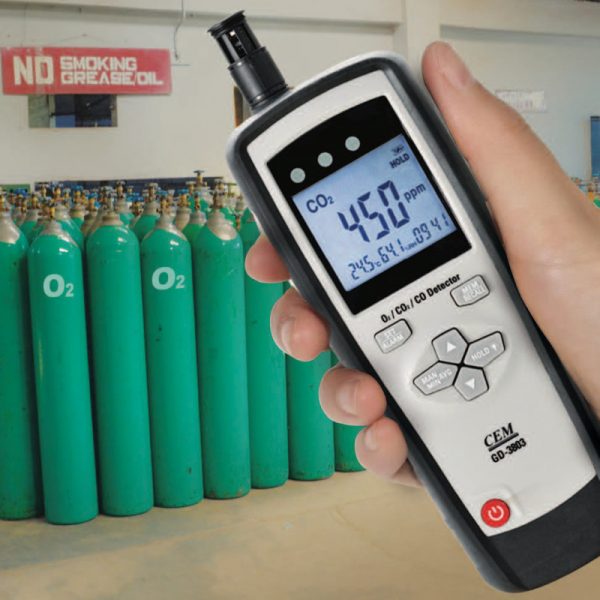 GD-3803-Multiple Gas Analyser-in-use